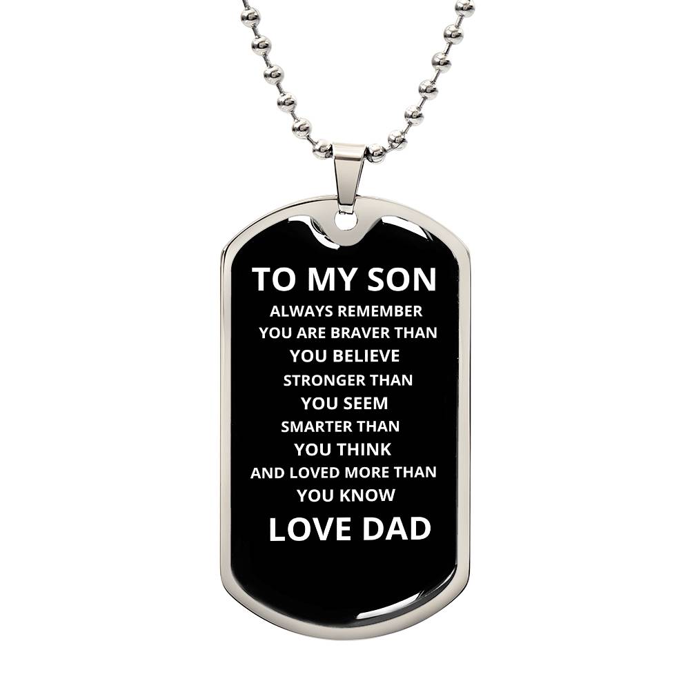 to my son gift chain