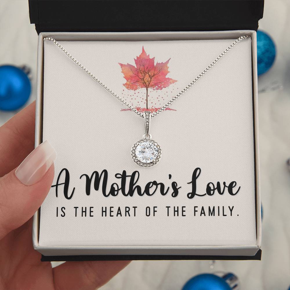 to my mom necklace with message