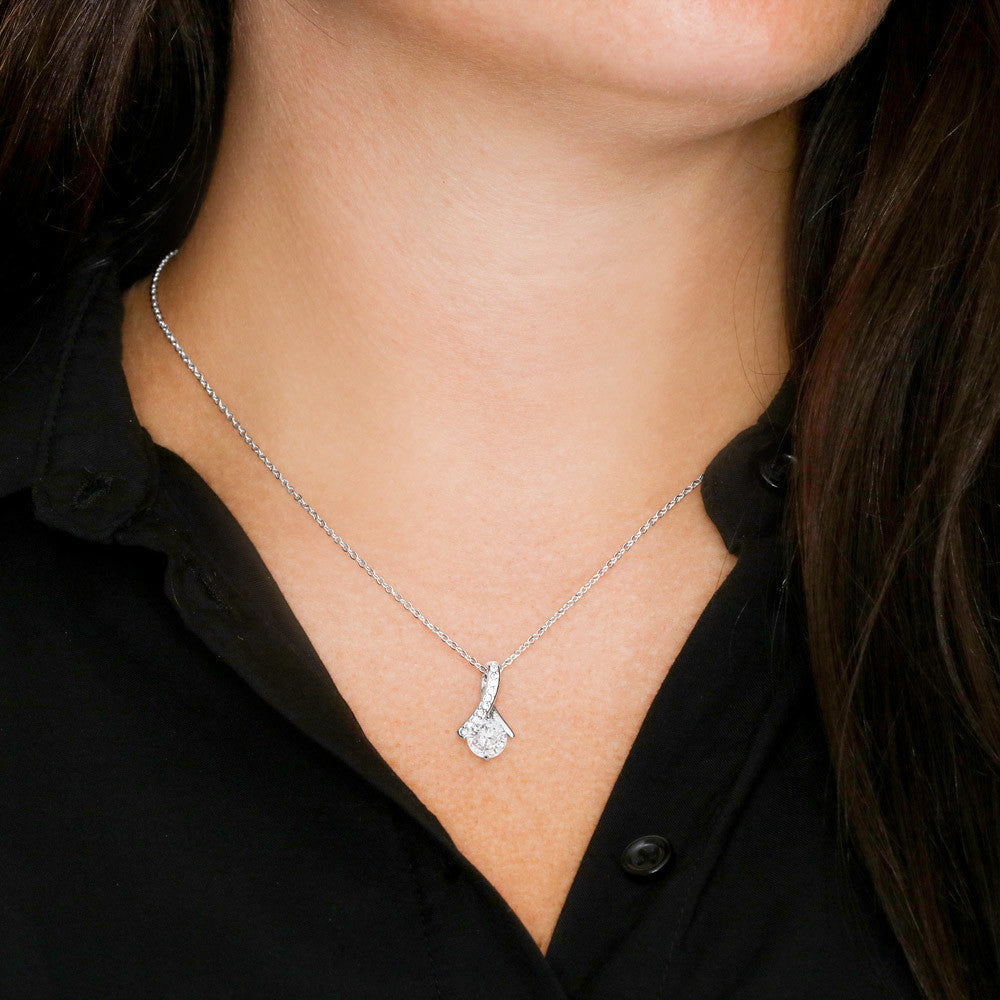 To My Beautiful Daughter | You Will Always Be My Little Girl | Alluring Beauty Necklace