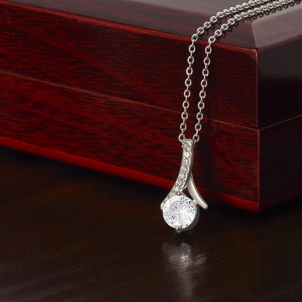 To My Beautiful Daughter | You Will Always Be My Little Girl | Alluring Beauty Necklace