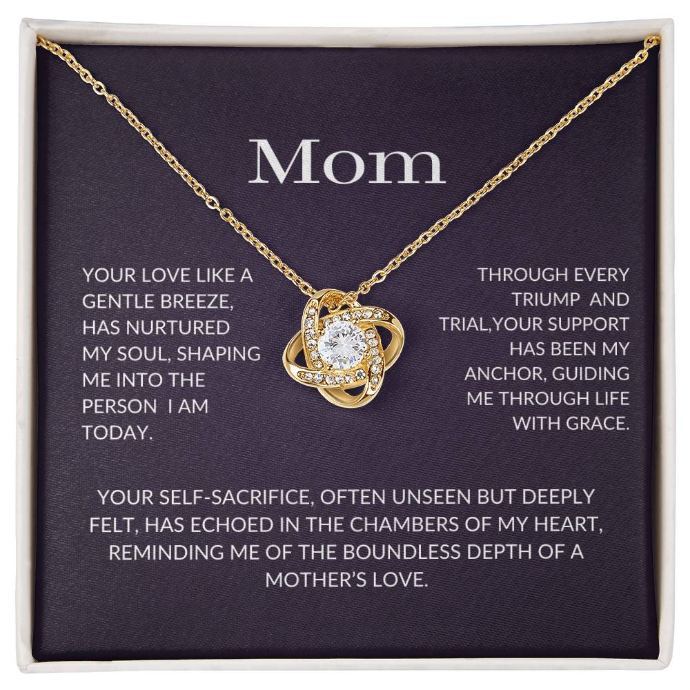 gold necklace gift for mom