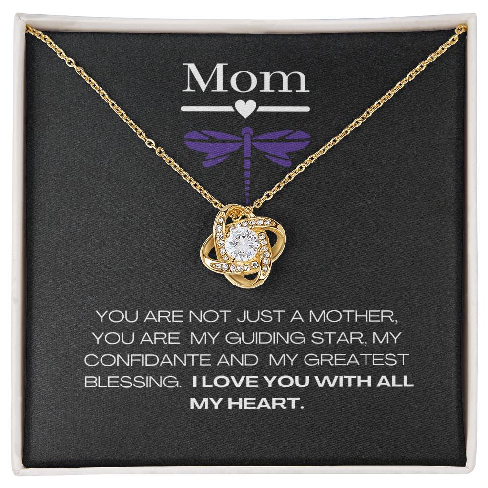 gold necklace with message