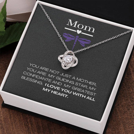 gift for mom necklace with message