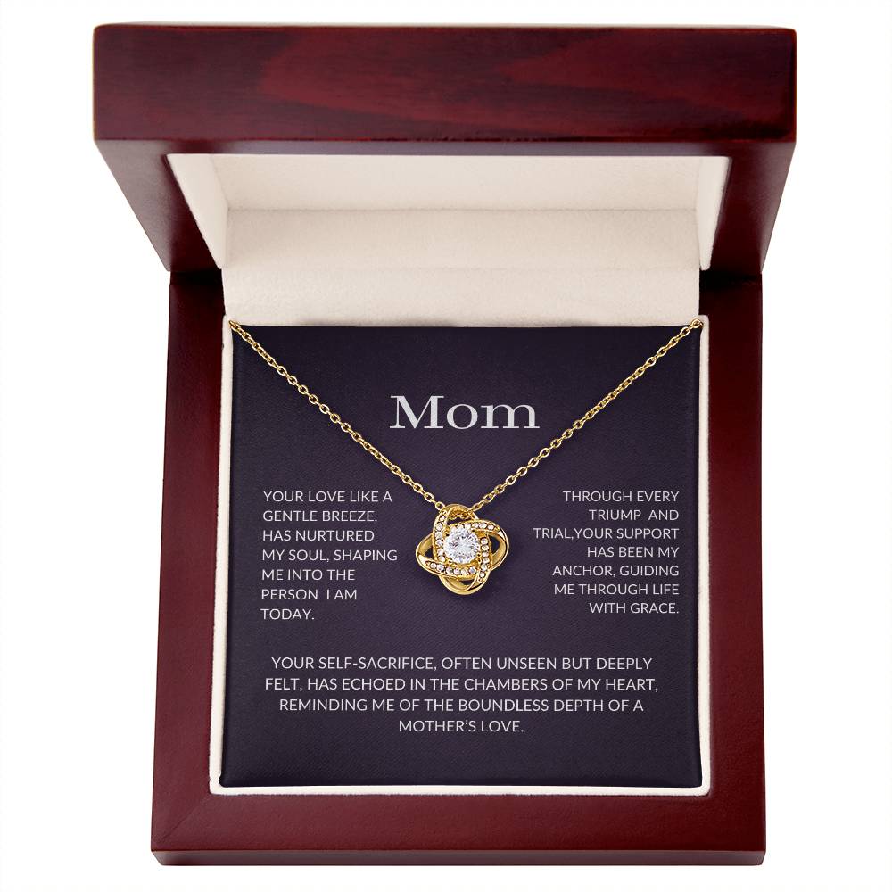 gold necklace gift for mom luxury box