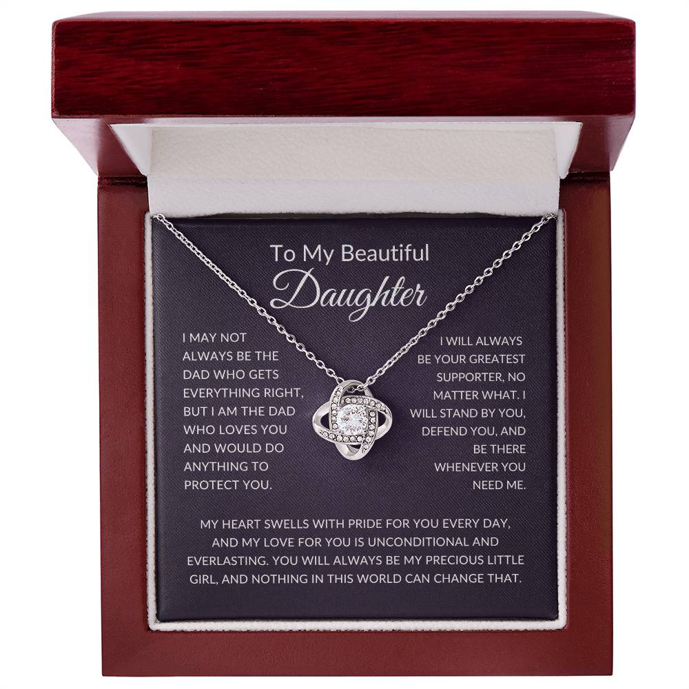to my daughter gift idea necklace in luxury box