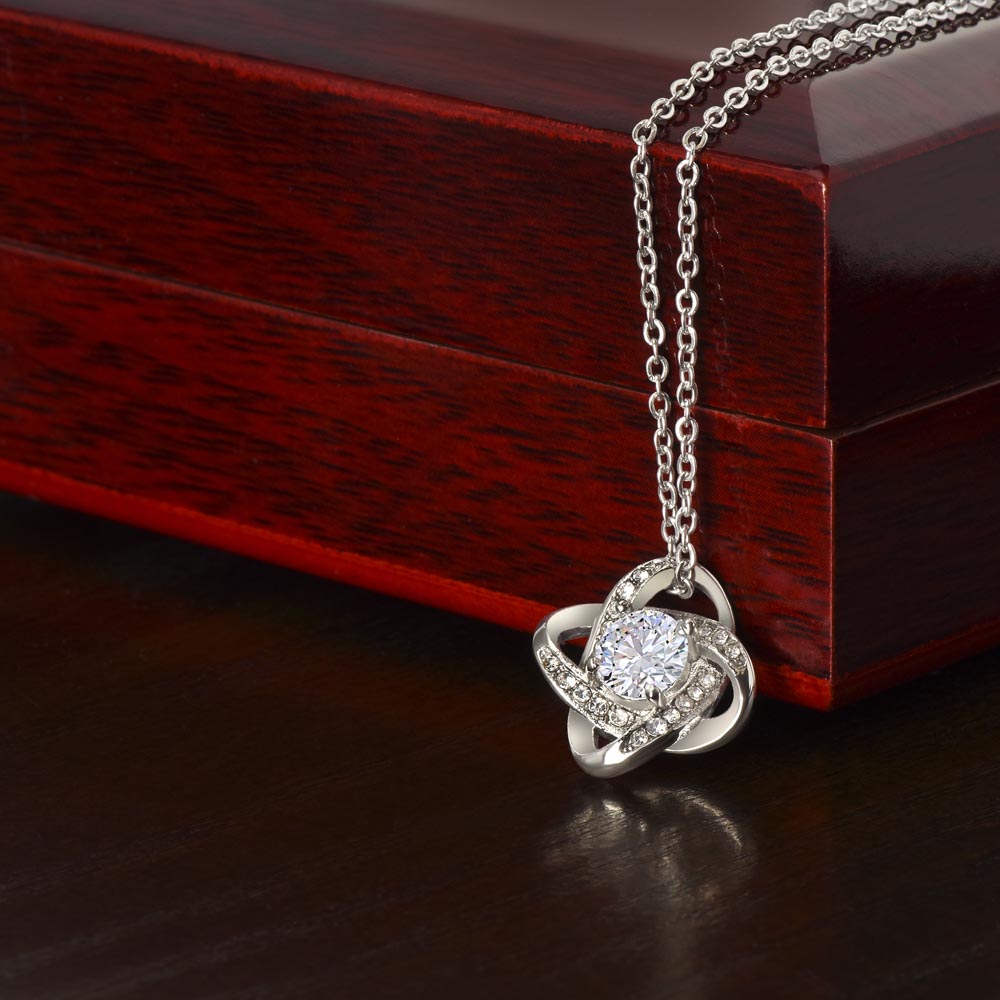 To My Mom Gift | Through Your Eyes | Love Knot Necklace