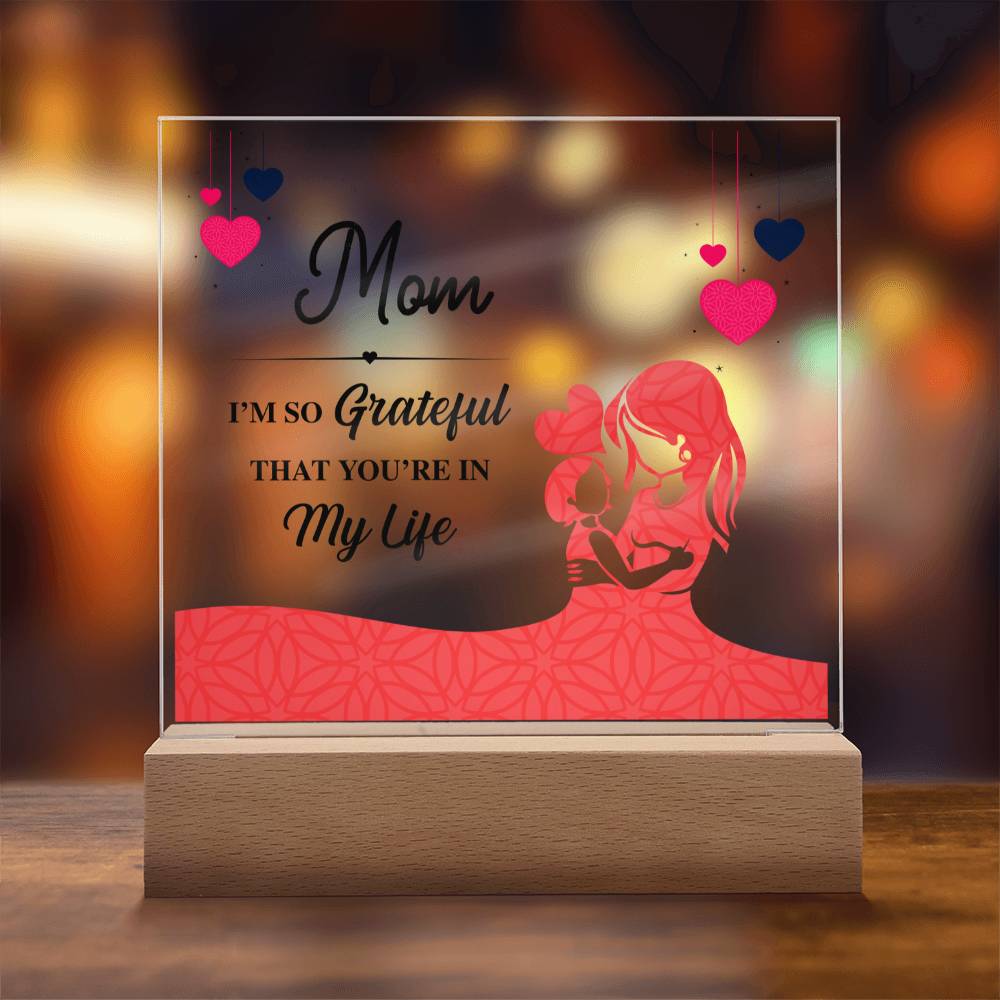 beautiful acrylic plaque for your mom