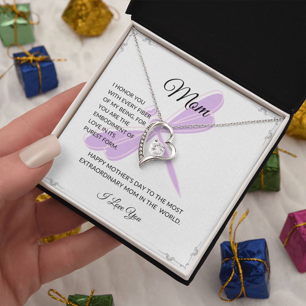 Mom Gift | Extraordinary Mom | Forever Love Necklace