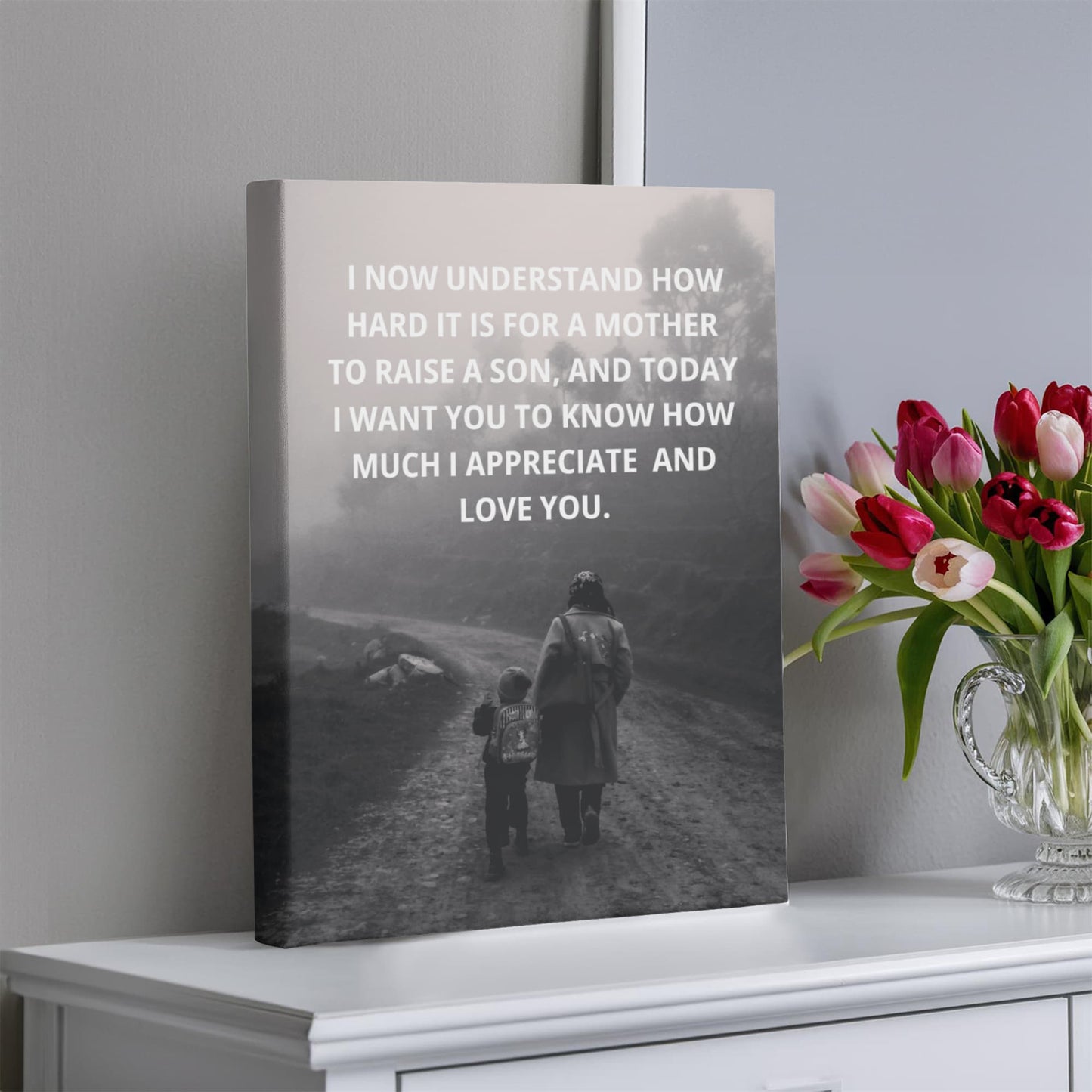 To My Mom Canvas Gift | I Love And Appreciate You | Canvas Gallery Wrap