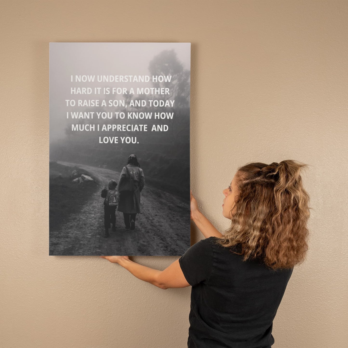 To My Mom Canvas Gift | I Love And Appreciate You | Canvas Gallery Wrap