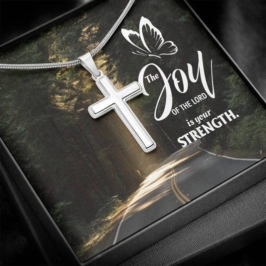 cuban link chain cross