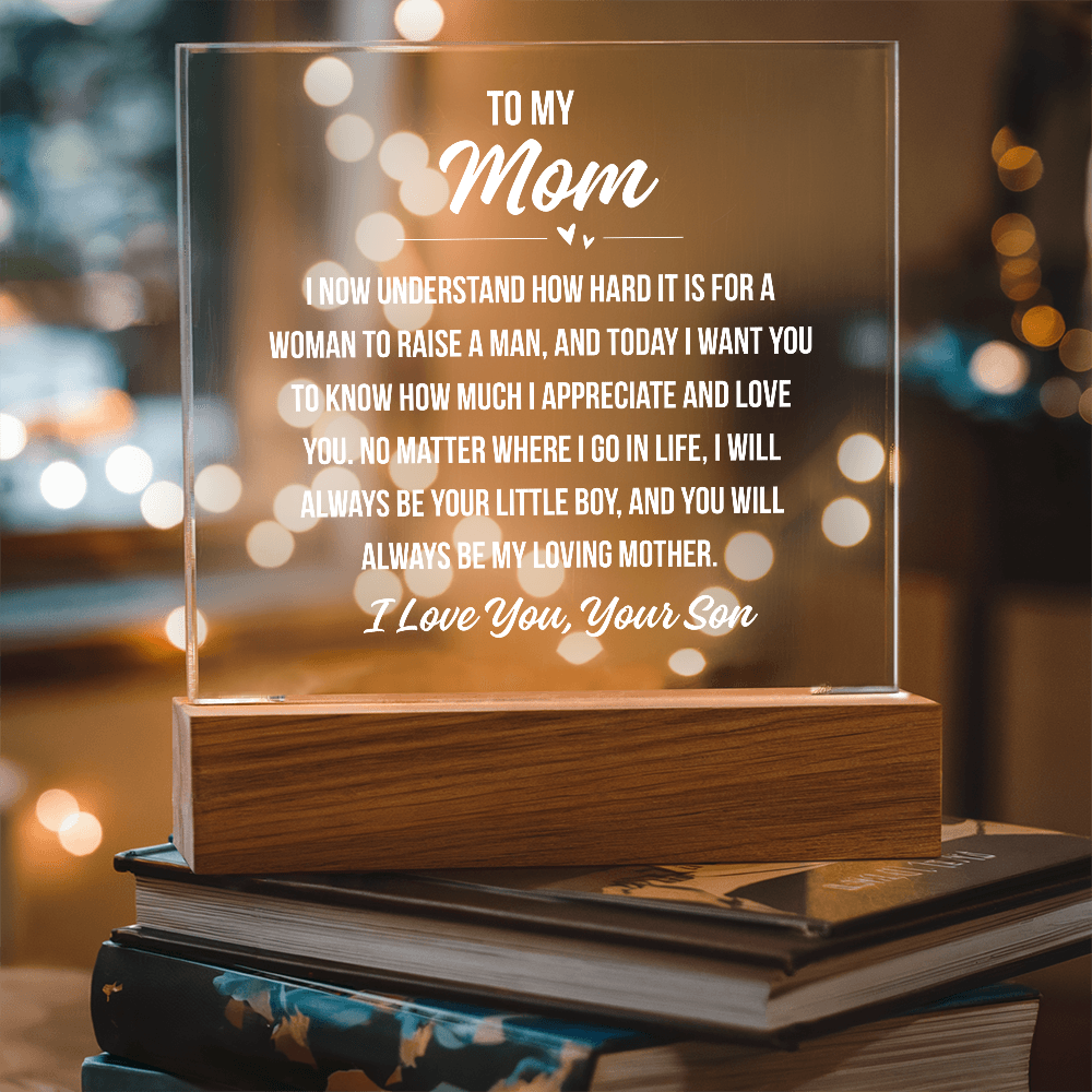 perfect gift for mom, acrylic plaque