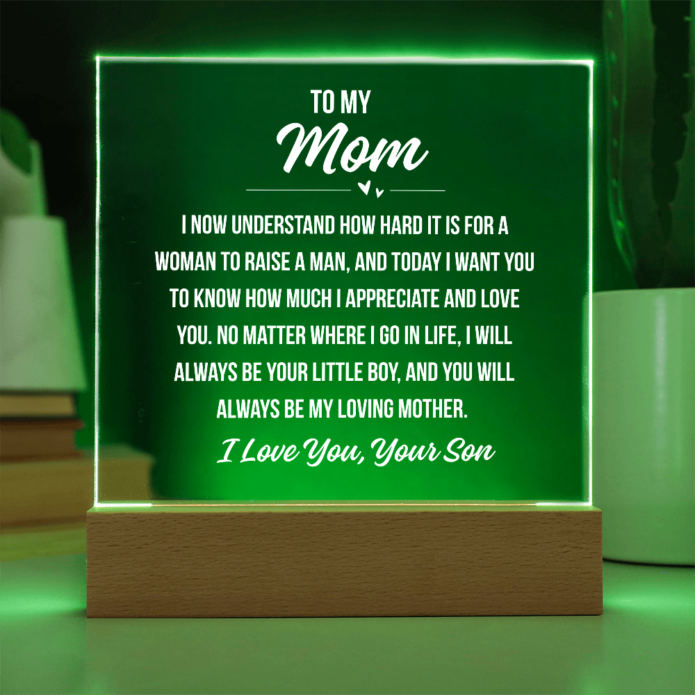 acrylic plaque gift for mom
