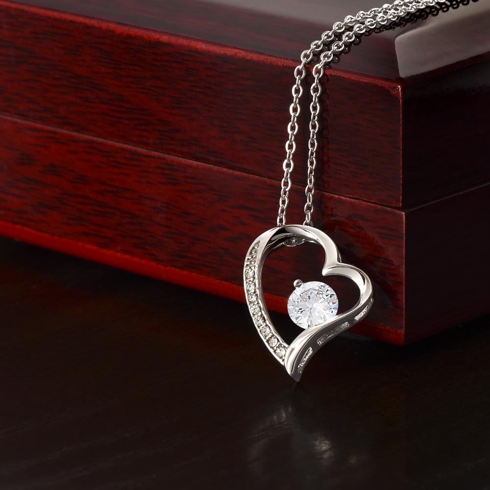 To My Daughter Gift | Dad Loves You | Forever Love Necklace