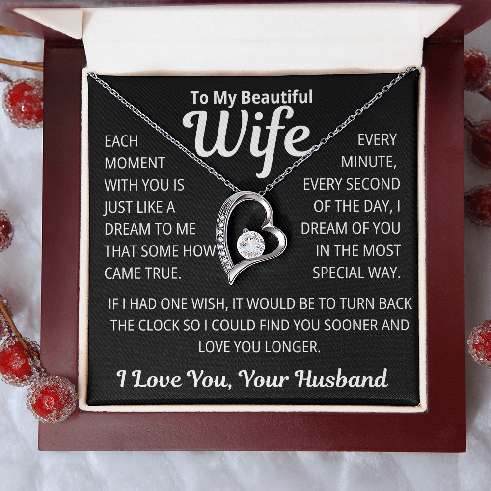To My Wife Gift | I Dream Of You | Forever Love Necklace