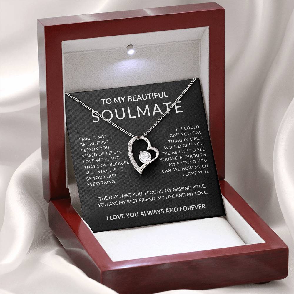 To My SoulMate Gift | Forever Love Necklace
