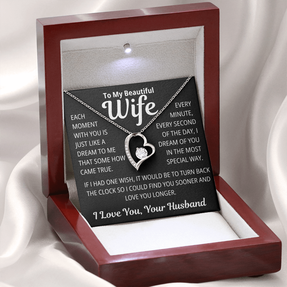 To My Wife Gift | I Dream Of You | Forever Love Necklace