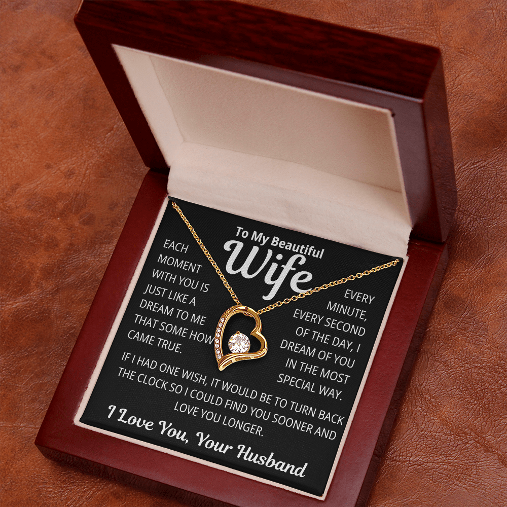 To My Wife Gift | I Dream Of You | Forever Love Necklace