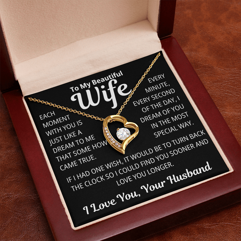 To My Wife Gift | I Dream Of You | Forever Love Necklace