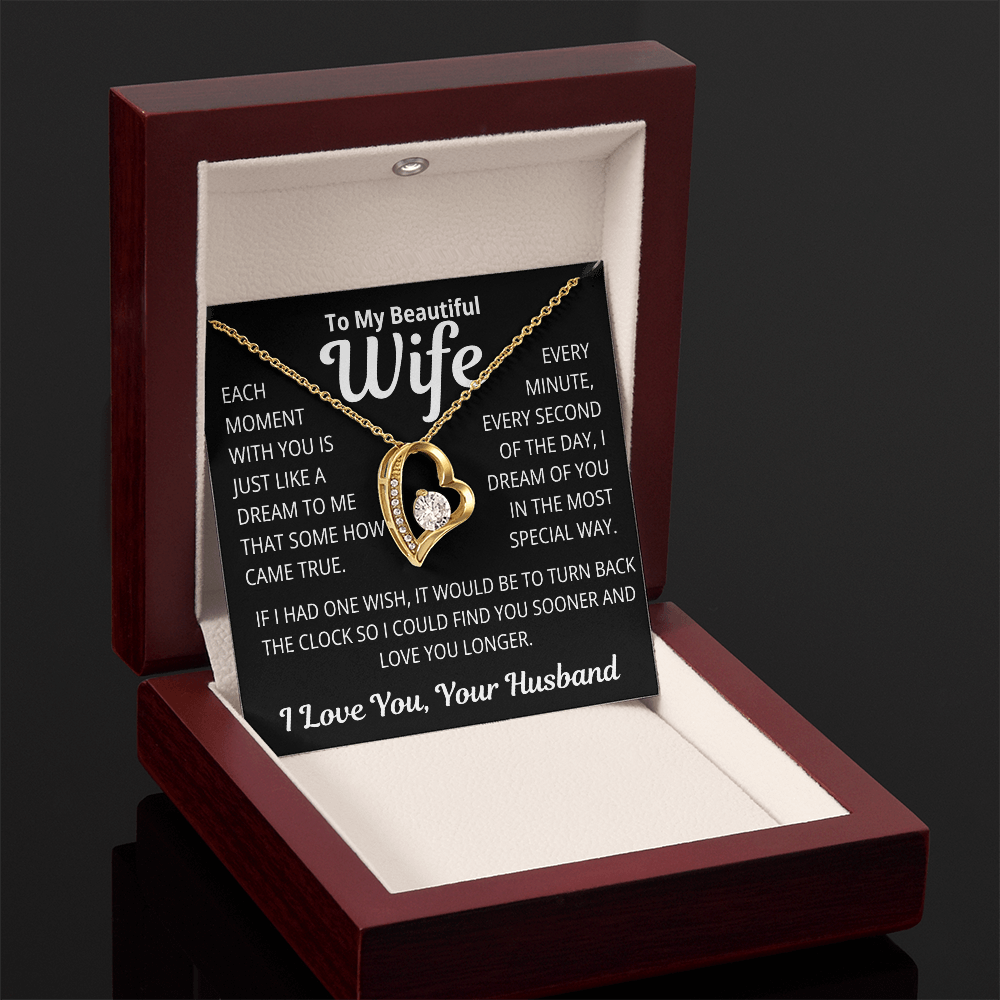 To My Wife Gift | I Dream Of You | Forever Love Necklace