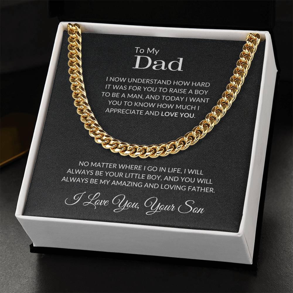 gold chain gift for dad
