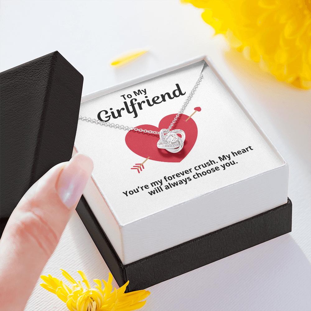 To My Girlfriend Gift | My Crush | Forever Love Necklace