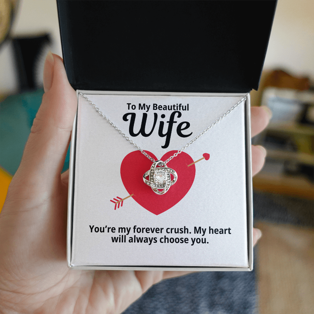 To My Wife Gift | My Forever Crush | Forever Love Necklace