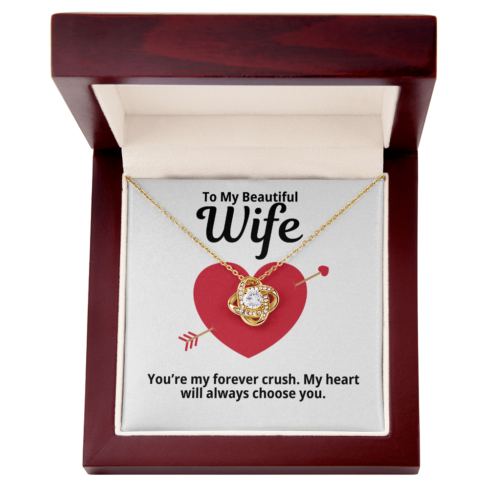 To My Wife Gift | My Forever Crush | Forever Love Necklace