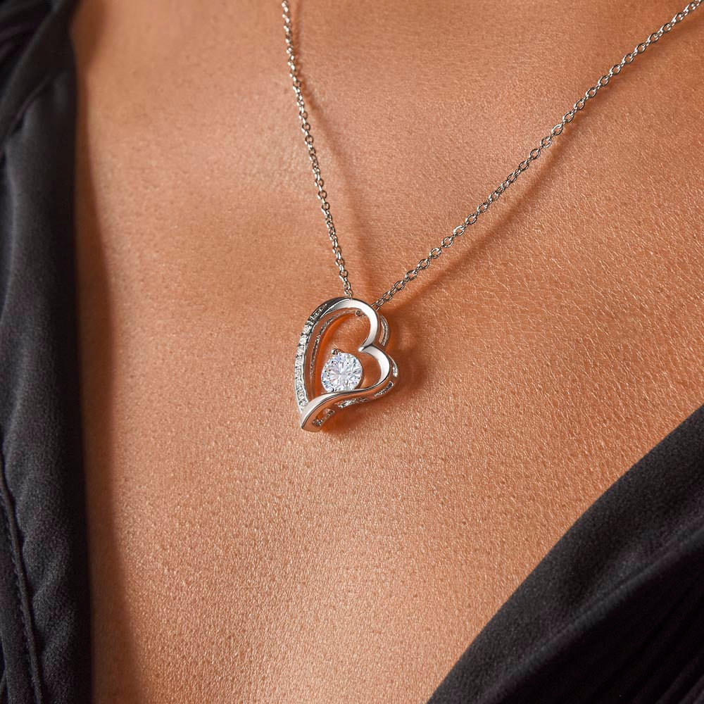 To My Daughter Gift | Dad Loves You | Forever Love Necklace