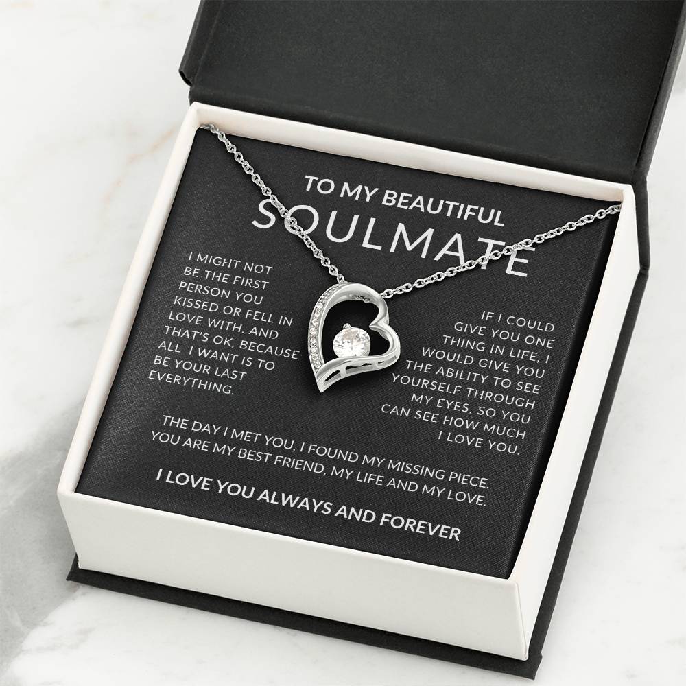To My SoulMate Gift | Forever Love Necklace