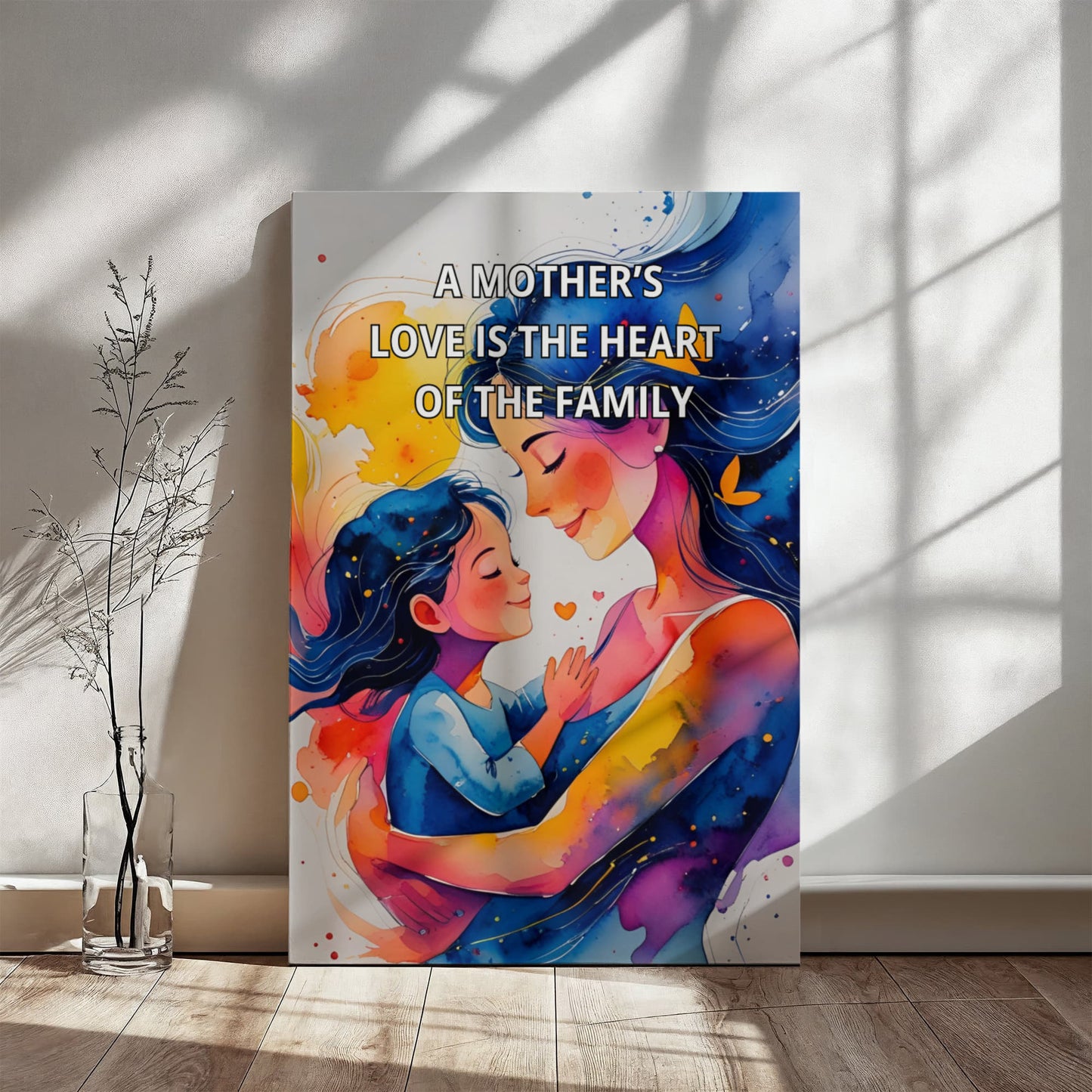 To My Mom Canvas Gift | A Mother's Love | Canvas Gallery Wrap