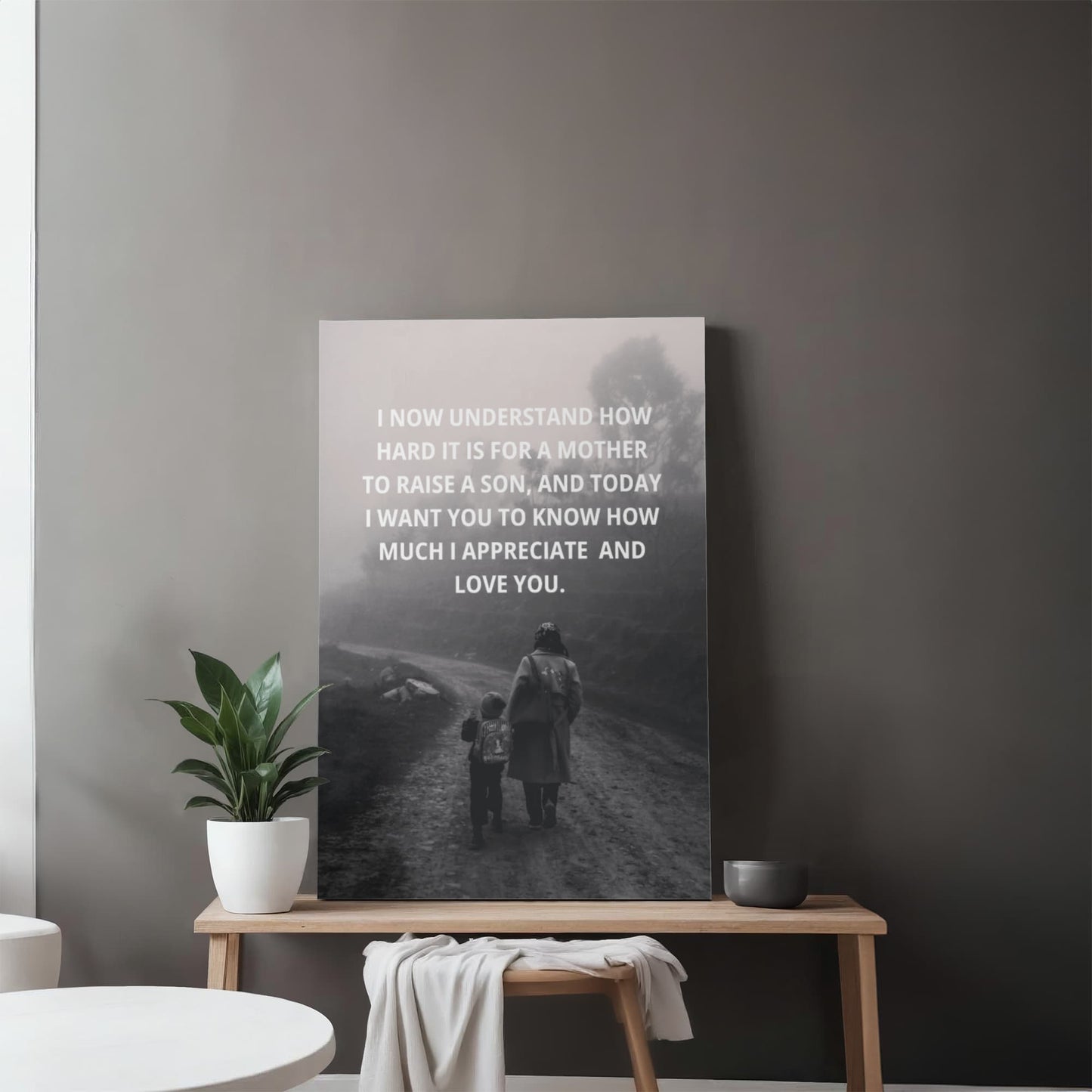 To My Mom Canvas Gift | I Love And Appreciate You | Canvas Gallery Wrap