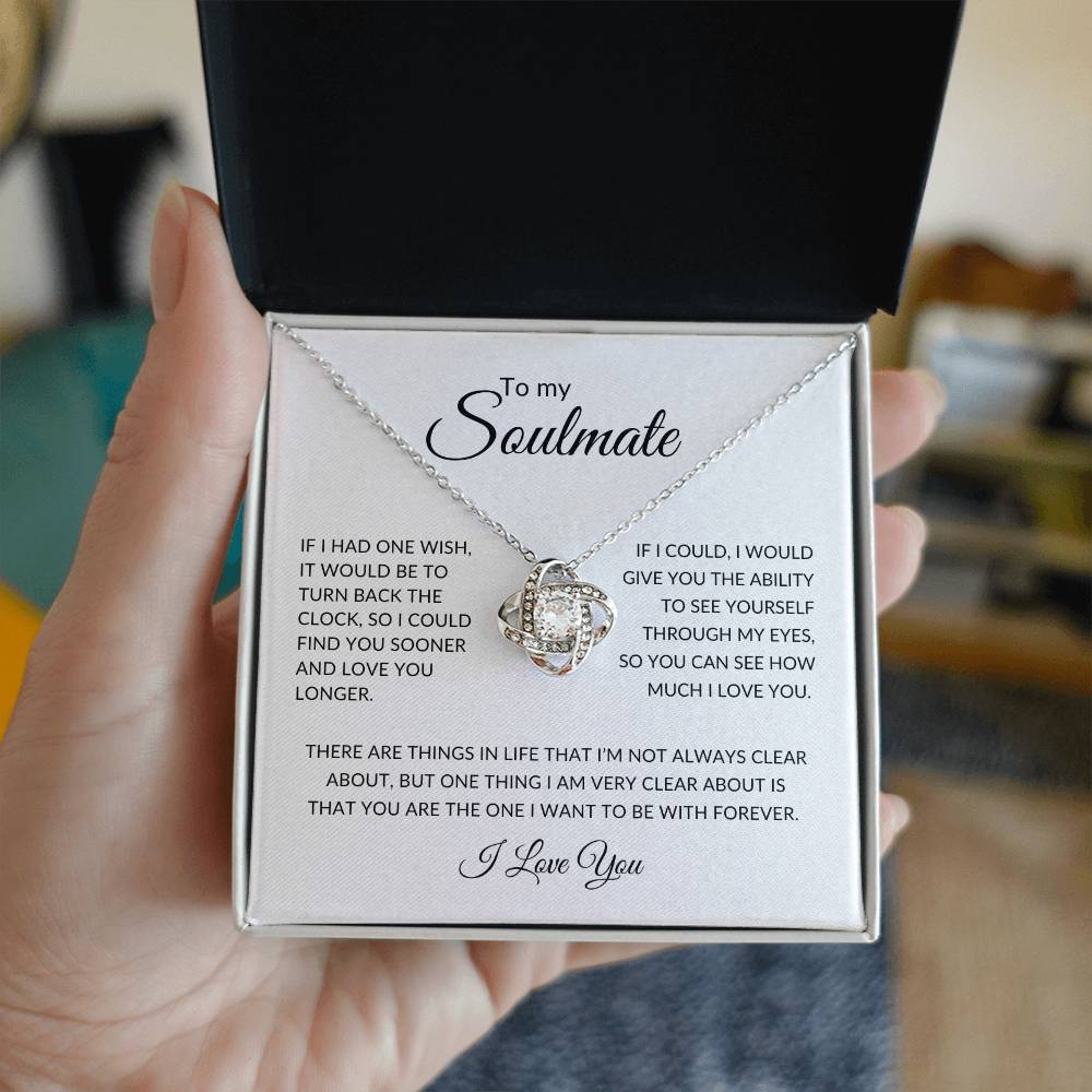 to my soulmate necklace gift idea